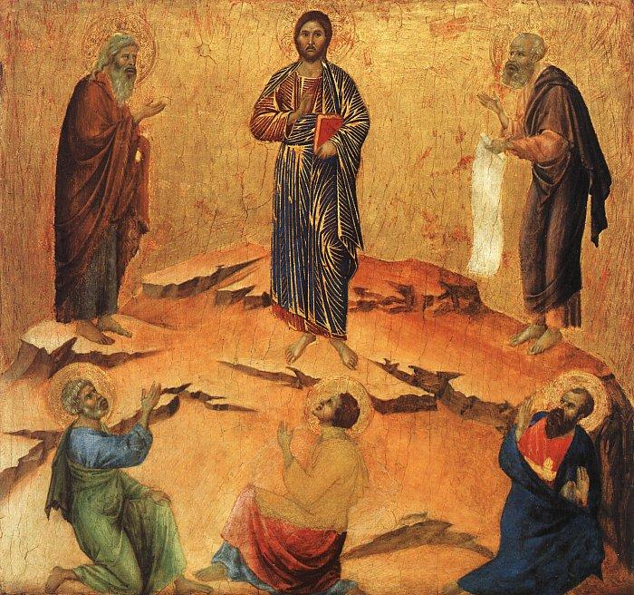 Duccio di Buoninsegna The Transfiguration oil painting image